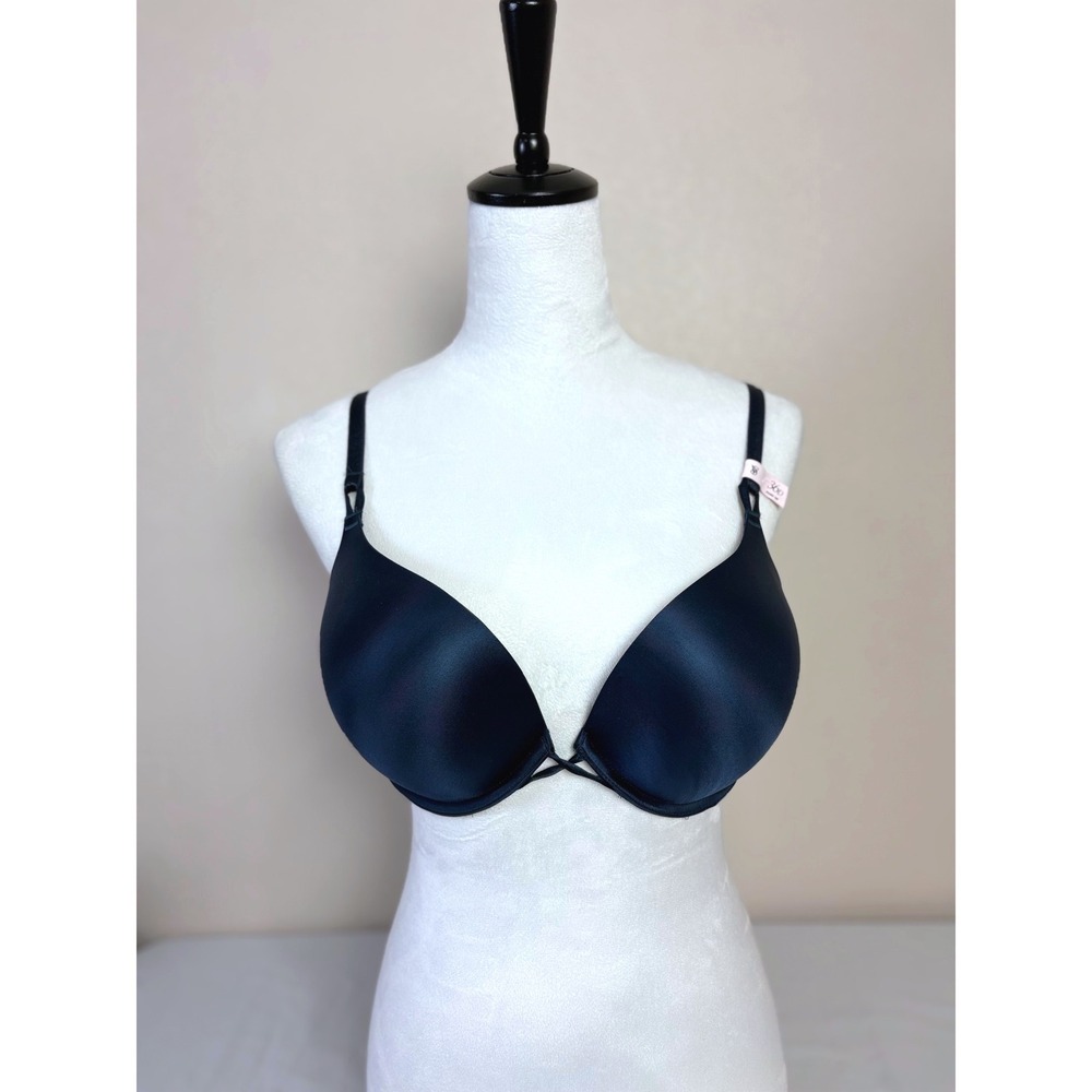 NEW Victoria Secret Bombshell Smooth Push Up Bra Size 36D Underwire Add-2-Cup